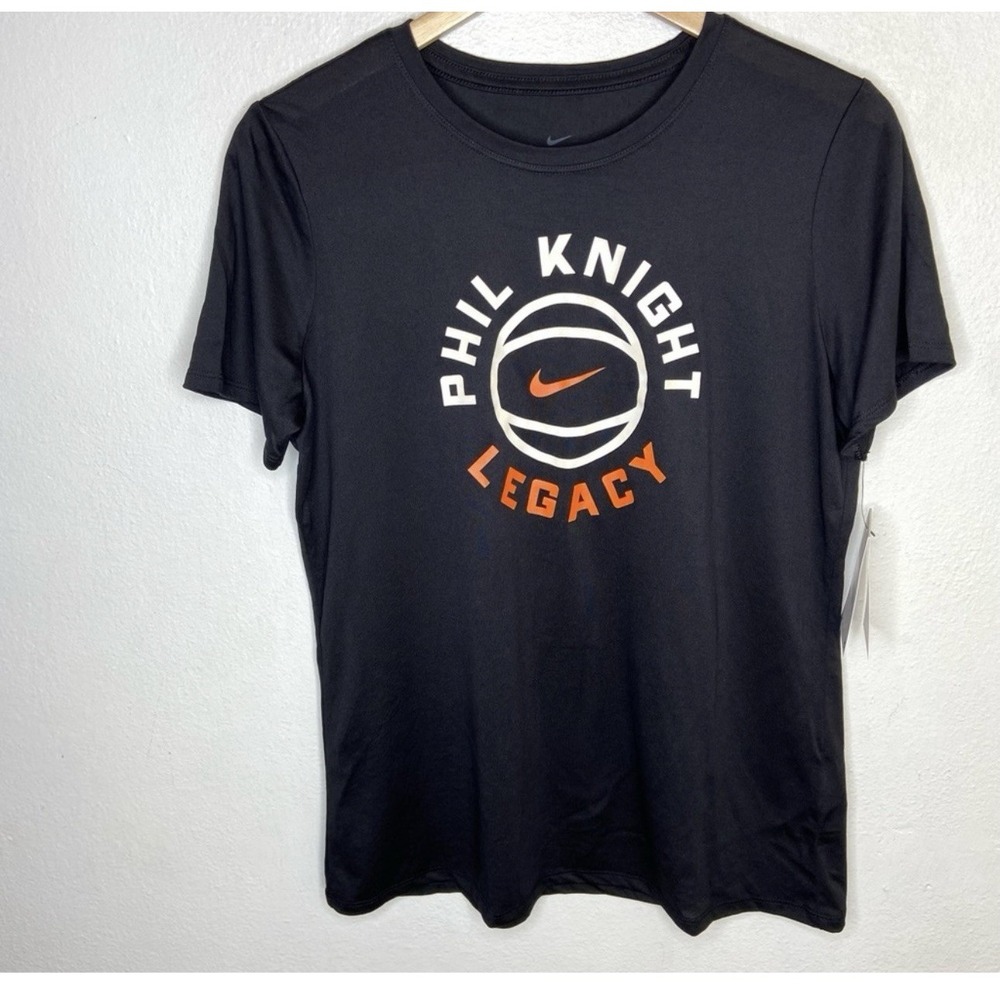 New Nike Women's Medium Large Phil Knight Legacy T-shirt Tee Shirt